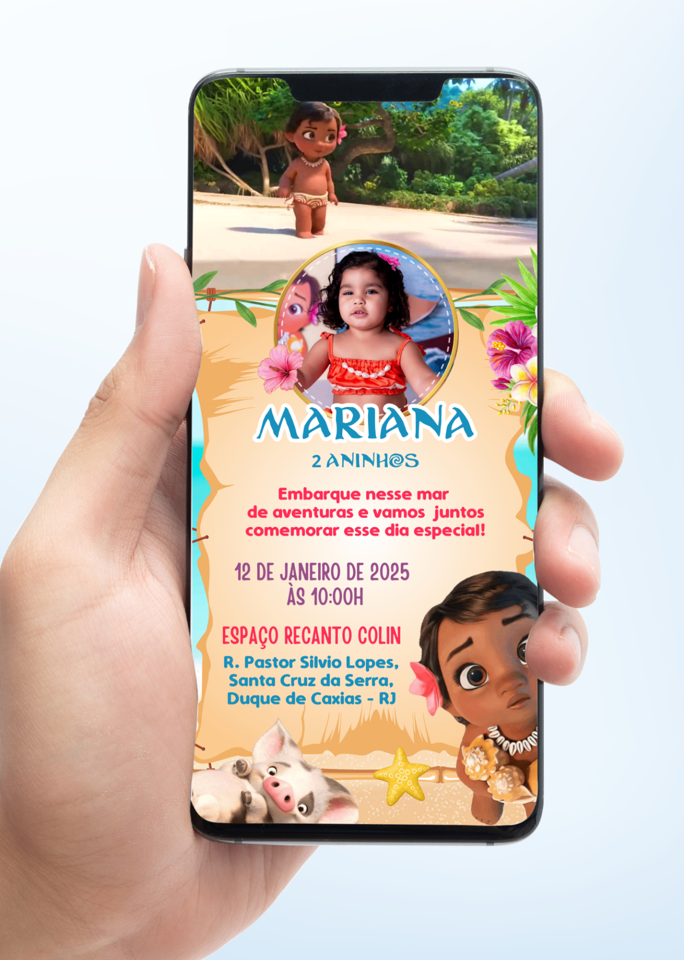 Preview do Convite Animado