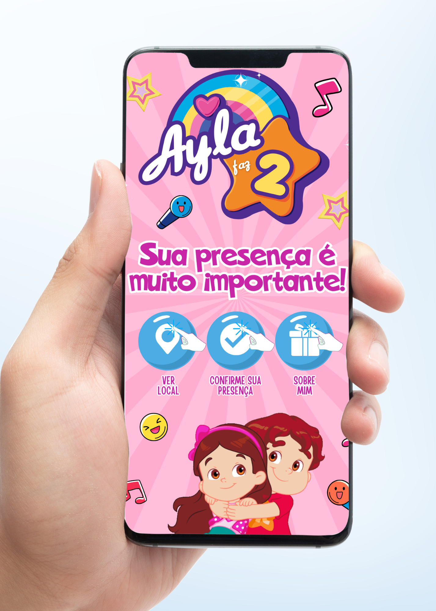 Preview do Convite Animativo Plus