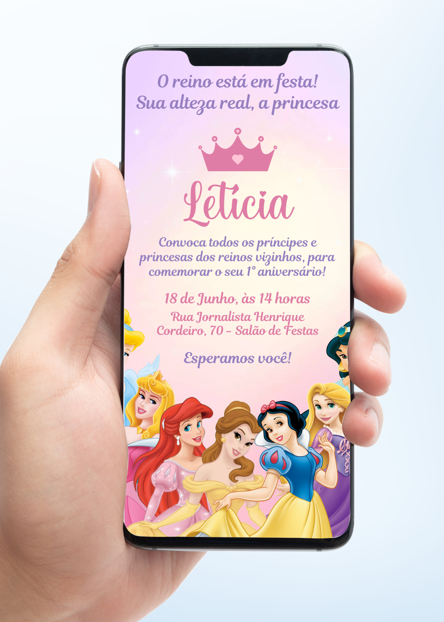 Preview do Convite Tradicional